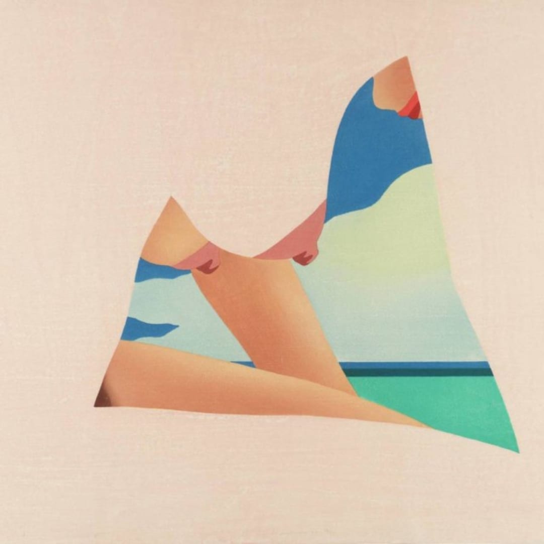 Available at VFA: Tom Wesselmann Seascape Dropout, 1982, Woodcut 21.75 X 24.75 in., Edition of 50