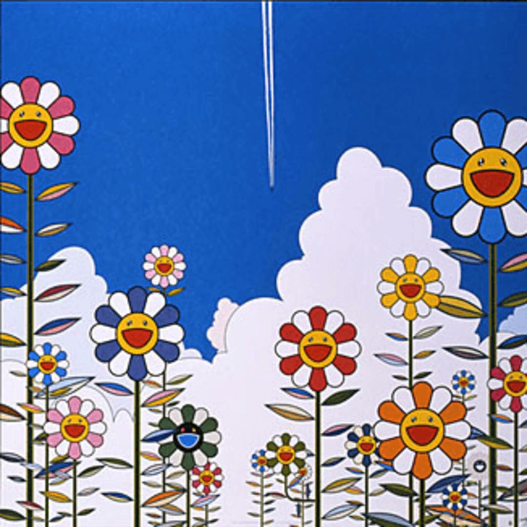Takashi Murakami Vapor Trail, 2006 Offset Lithograph 19-3/4 X 19-3/4 inches Edition of 300 For sale at VFA