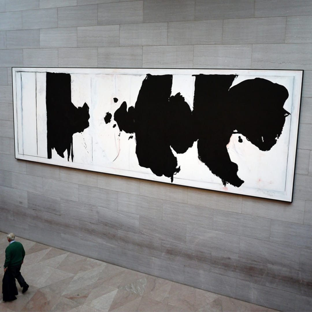 Robert Motherwell, Reconciliation Elegy, at the National Gallery of Art East Building on the National Mall in Washington, DC Photo by by Kim Eriksson is licensed under CC BY 2.0. Taken January 7, 2013