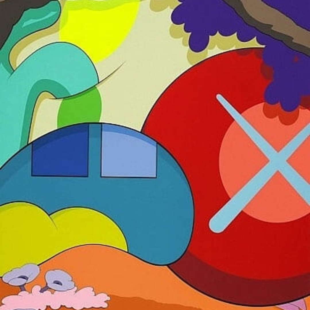 KAWS You Should Know I Know, 2015 Screenprint 37.50h x 32w in 184/250 Available at VFA