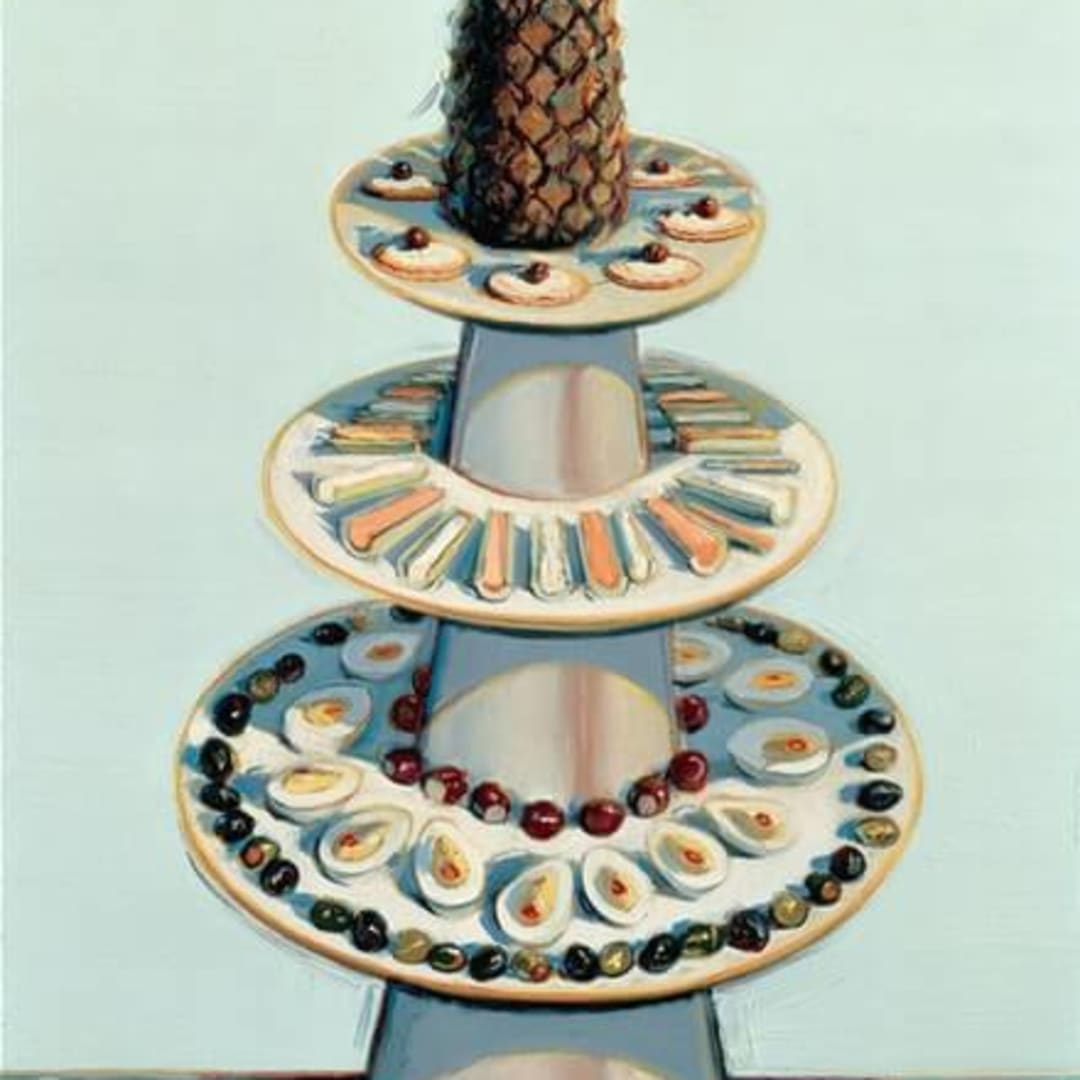 Wayne Thiebaud Pineapple Tray, 1972/1990/1992 San Francisco Museum of Modern Art.