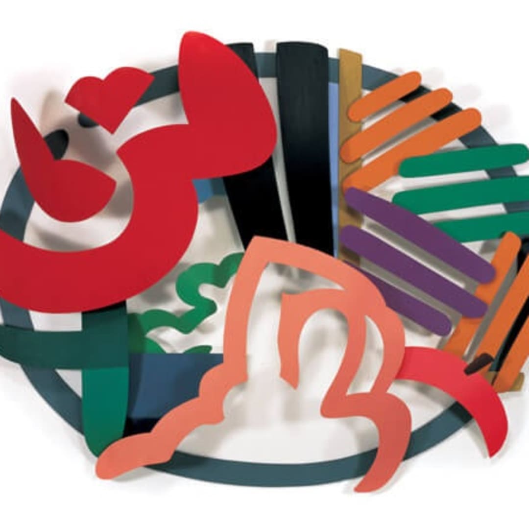 Tom Wesselman Still LIfe with Johns and Matisse, 1992/1993 Oil on cut-out aluminum 72 x 92 x 11 inches