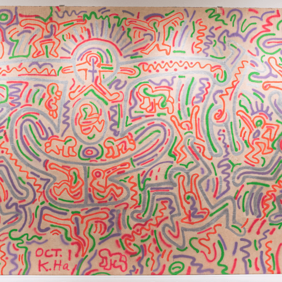 Keith Haring Fiorucci Mural, 1983
