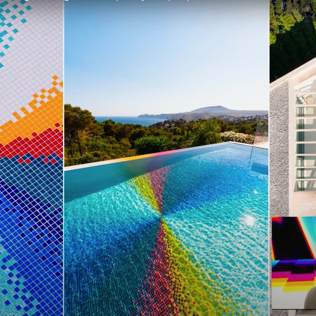 Felipe Pantone, Swimming Pool Tile Design, 2023