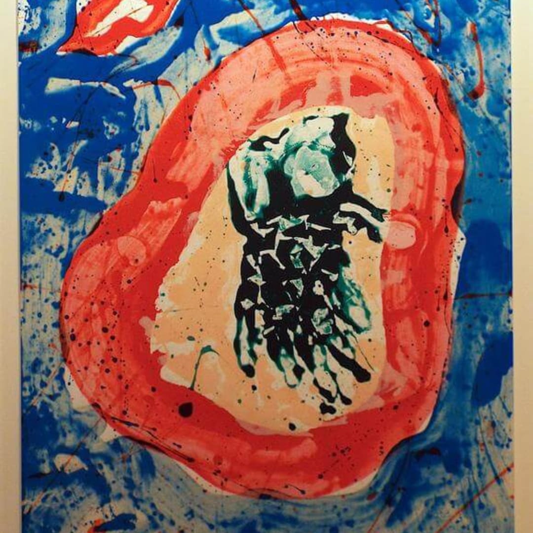 Sam Francis Untitled – SF332 1988 Screenprint 30 X 22 in. Edition of 114 For sale at VFA