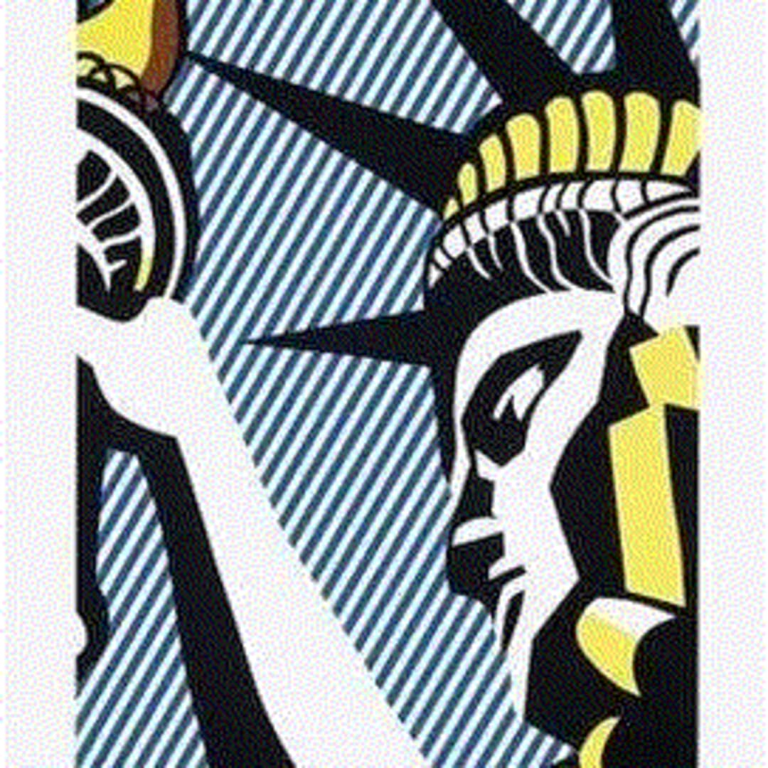 Roy Lichtenstein I LOVE LIBERTY, 1982 Screenprint on Arches 88 paper 38 2/8 x 27 1/8 ins 97.47 x 68.9 cm Available at VFA