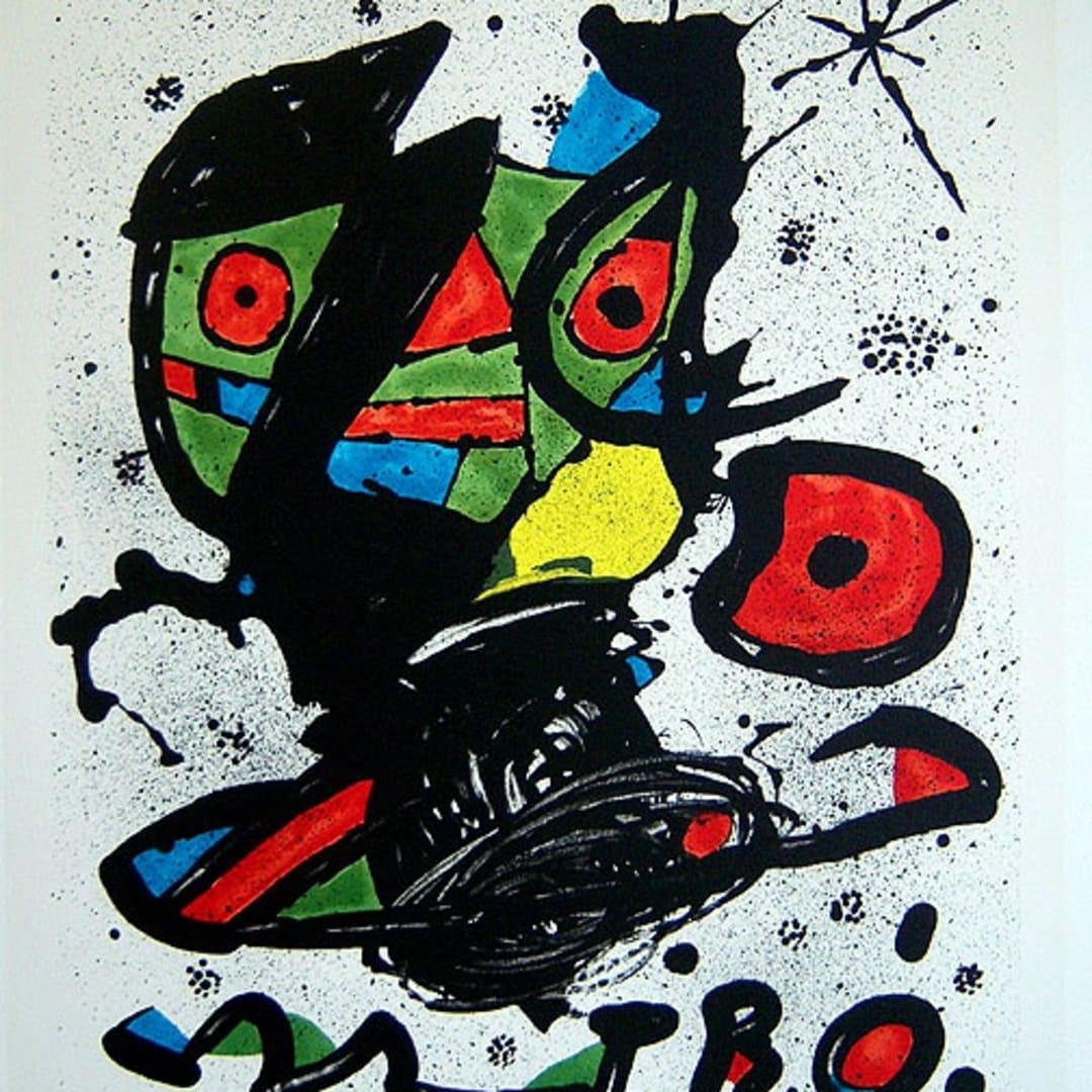 Joan Miro Untitled- Galerie Maeght, 1978 Lithograph Ref. Cramer 1158 35.5 X 24.5 inches Edition of 75