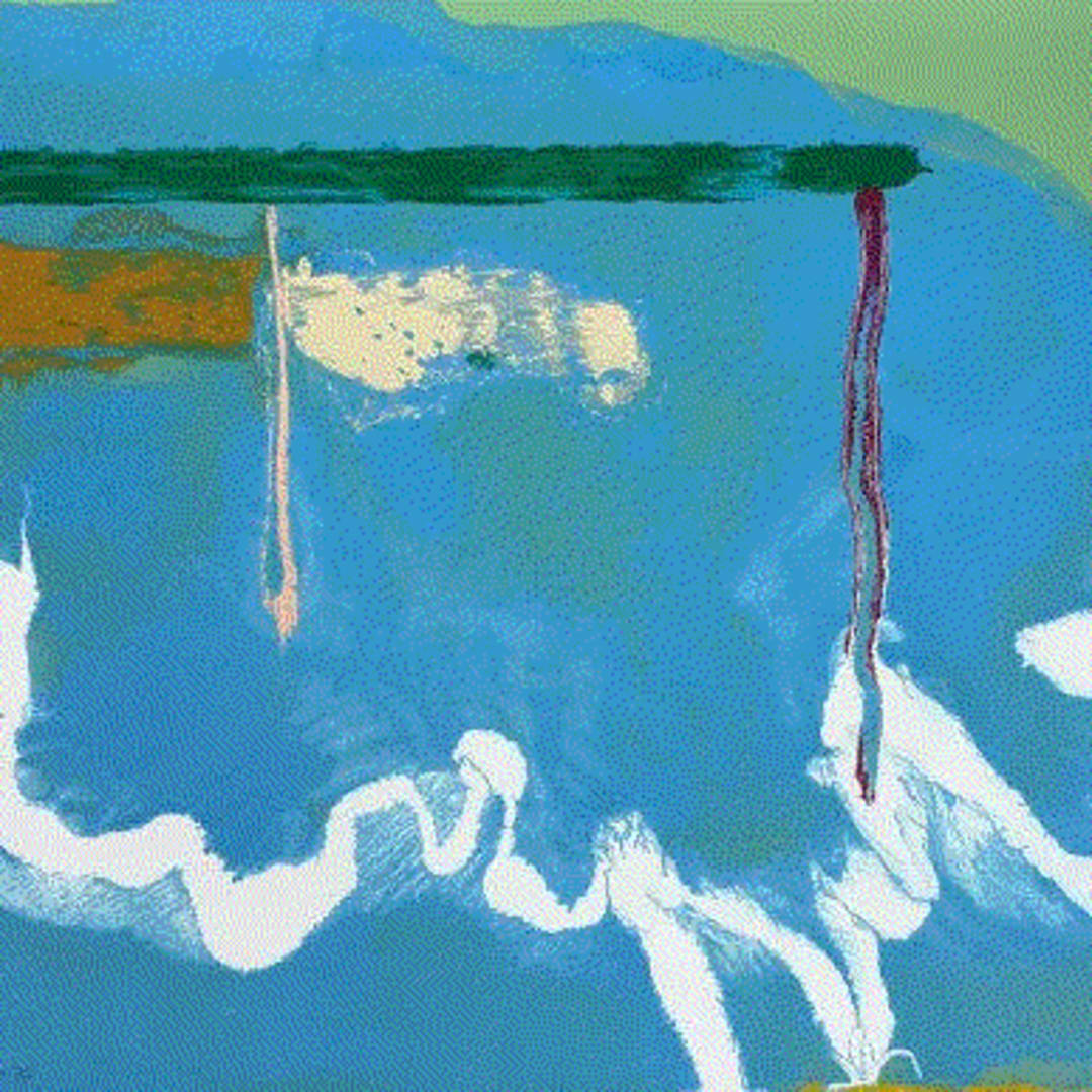 Helen Frankenthaler Skywriting, 1997 Signed and numbered in Pencil Screenprint in colors on wove paper 30 x 40 in 76.2 x 101.6 cm Available at VFA