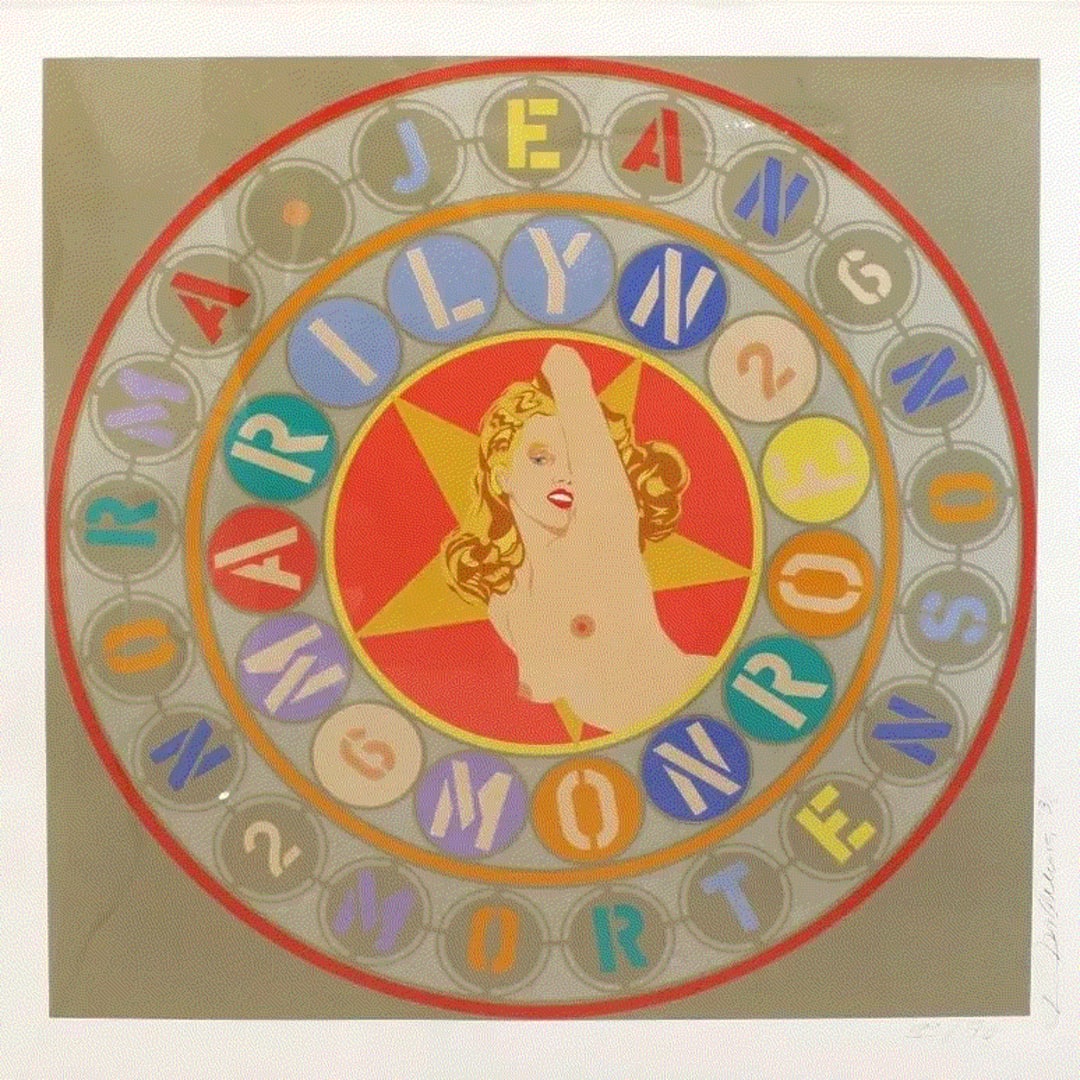 Robert Indiana Metamorphosis Of Norma Jean, 1998 Hand signed and dated in pencil Screenprint 35 x 35 in 88.9 x 88.9 cm 68/90 Available at VFA