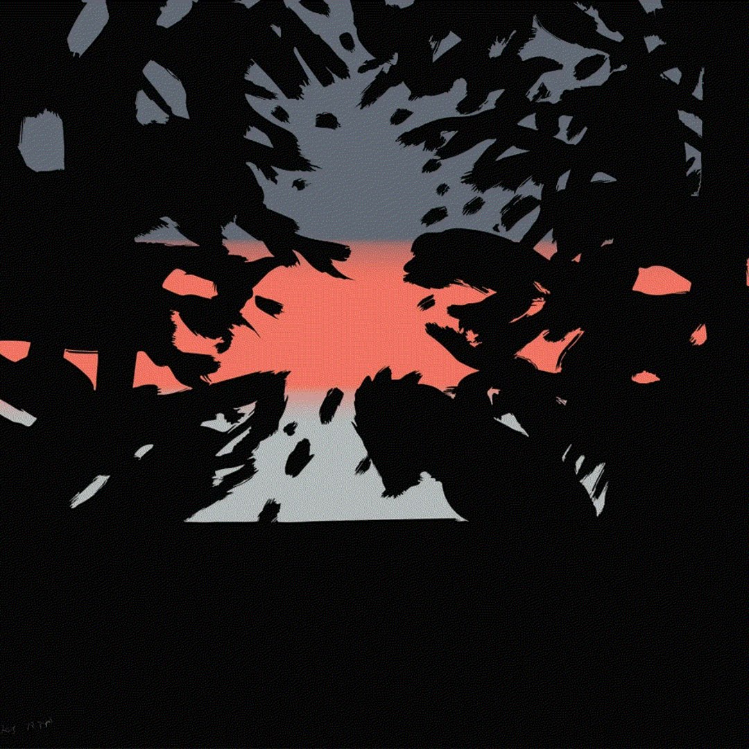 Alex Katz SUNSET 2, 2020 Archival pigment ink on Innova etching 42 x 46 ins 106.68 x 116.84 cm Available at VFA