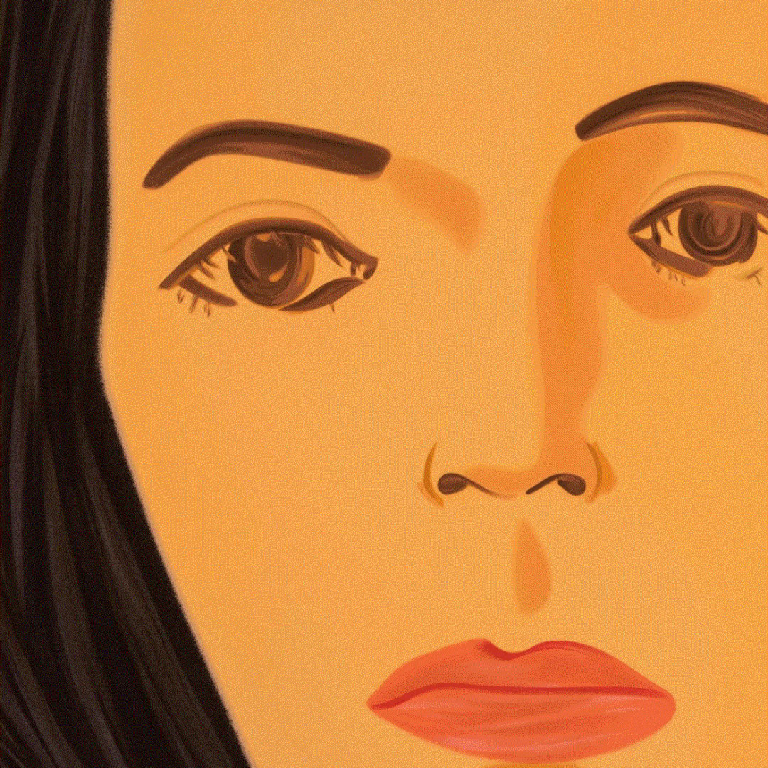 Alex Katz ADA 1, 2022 Silkscreen 54h x 40 1/2w in Edition of 100 Available at VFA