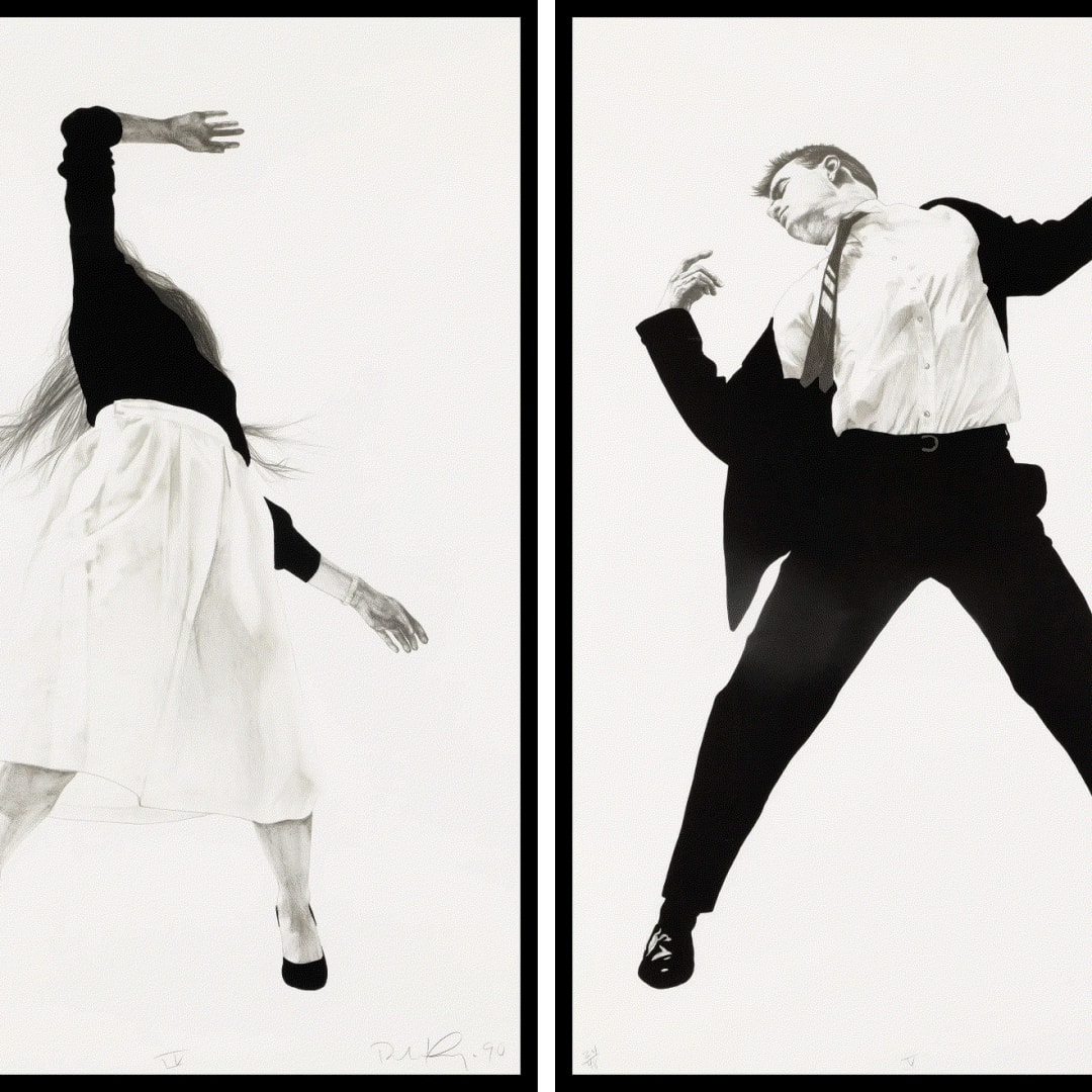 Robert Longo UNTITLED, 1990 Three Color Lithograph on Arches Paper 40 x 26 ins 101.6 x 66.04 cm Available at VFA