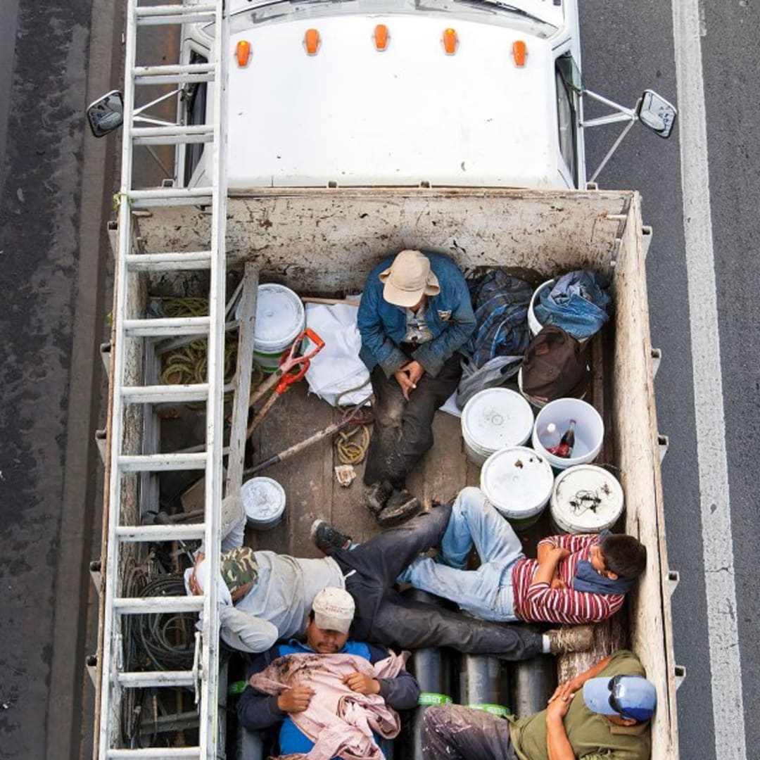 Alejandro Cartagena Car Poolers #53, 2011-2012 Signed, Numbered, and Dated on the COA Archival Pigment Print on Paper 20 x 12 1/4 in 50.8 x 31.1 cm Edition 6/10 plus 2 APs