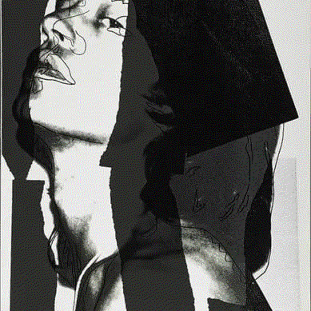Andy Warhol MICK JAGGER (FS II.144), 1975 Screenprint on Arches Aquarelle(rough) Paper 43 1/2 x 29 in 110.5 x 73.7 cm AP 22/50 Available at VFA