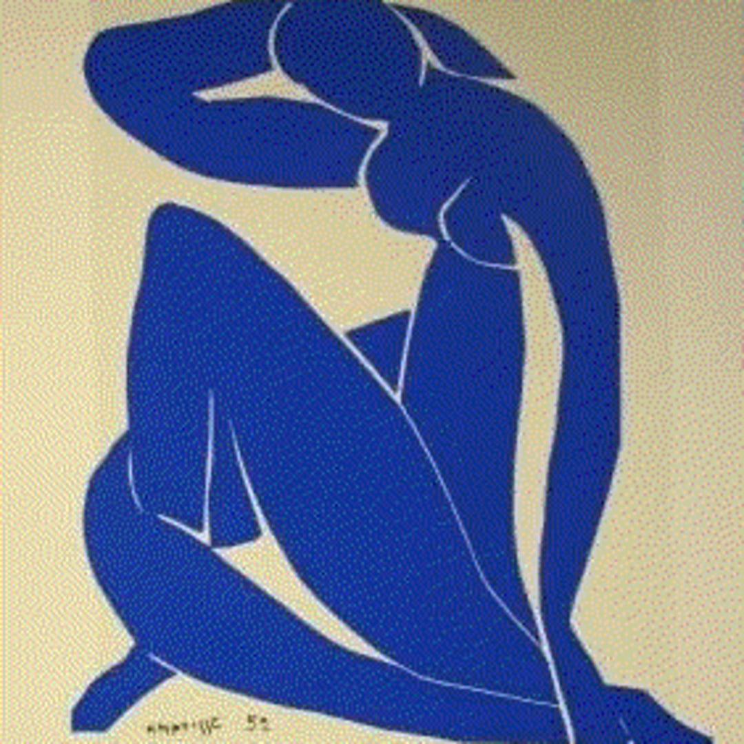 Henri Matisse BLUE NUDE II Serigraph 30 x 22 ins 76.2 x 55.88 cm Available at VFA