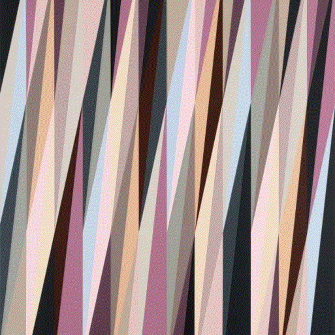 Odili Donald Odita FIREWALL (FADE-OUT), 2023 Screenprint in 15 colours on Somerset 410gsm Rag paper 46 7/8 x 39 5/8 in 119.1 x 100.6 cm edition of 35 Available at VFA