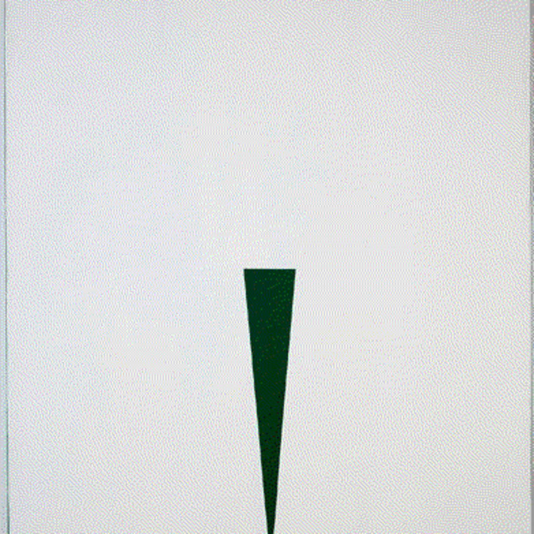 Carmen Herrera Blanco y Verde, 1966