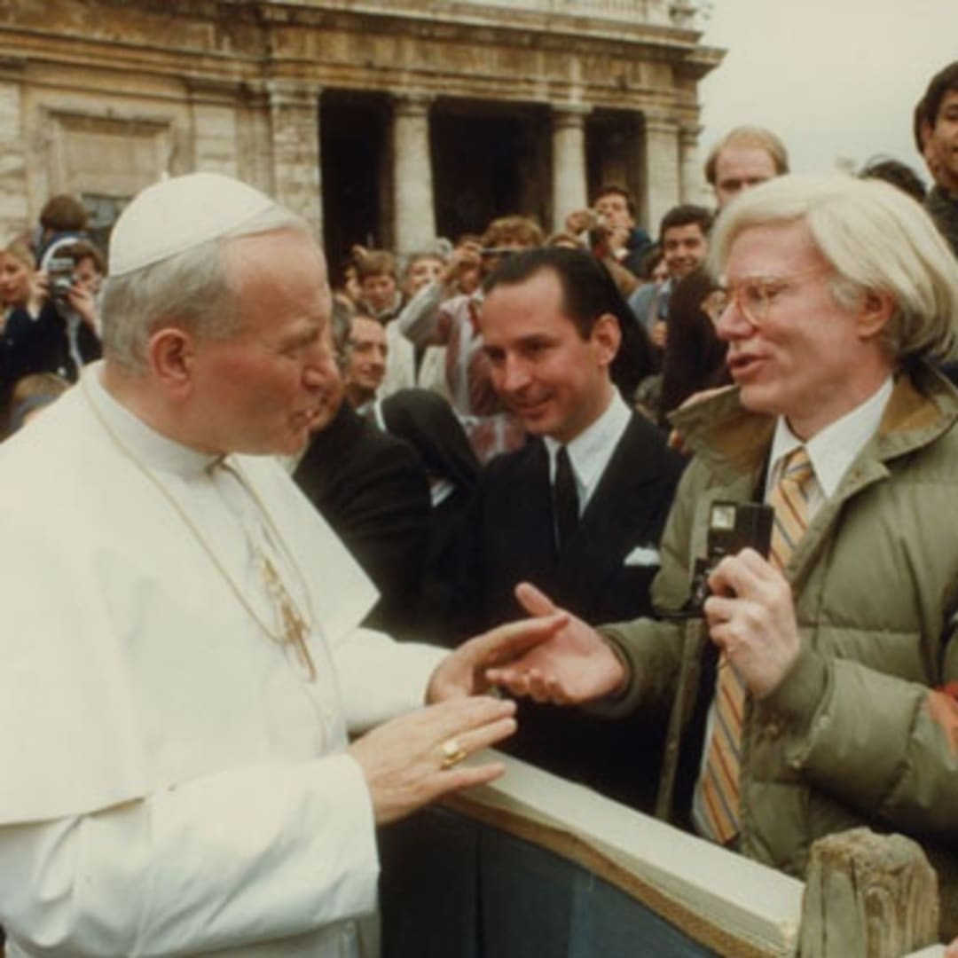 Pope John Paul ll and Andy Warhol, Vatican City, 1980