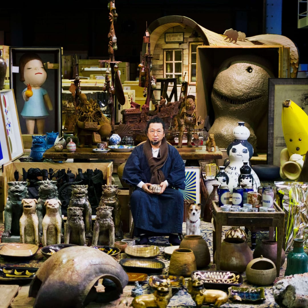 Takashi Murakami and his Superflat Collection (Photo: Kentaro Hirao)