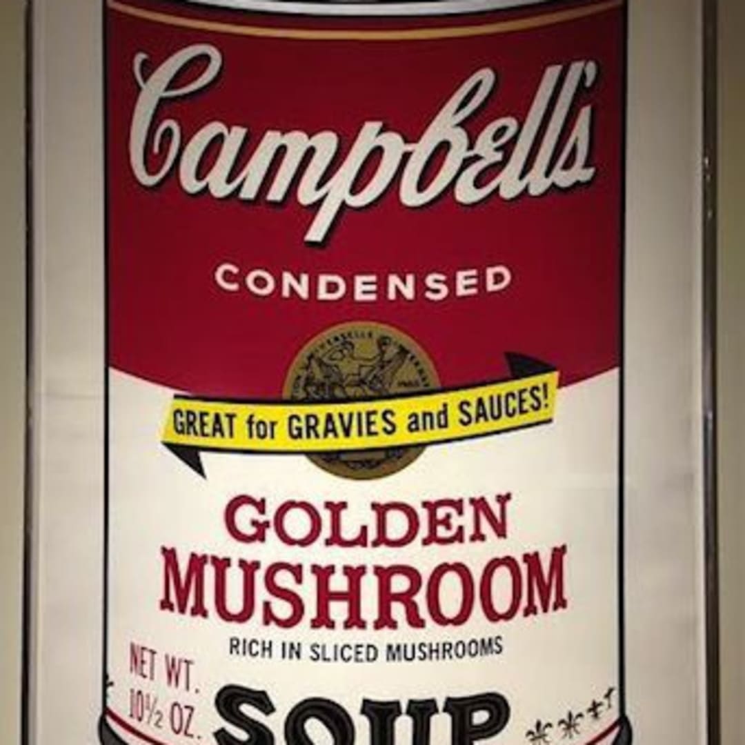 Andy Warhol Golden Mushroom – from Campbell’s Soup ll (F&S ll.62), 1969, Screenprint, 35 X 23 in., Edition of 250, Ball point pen signed and rubber stamp numbered on verso