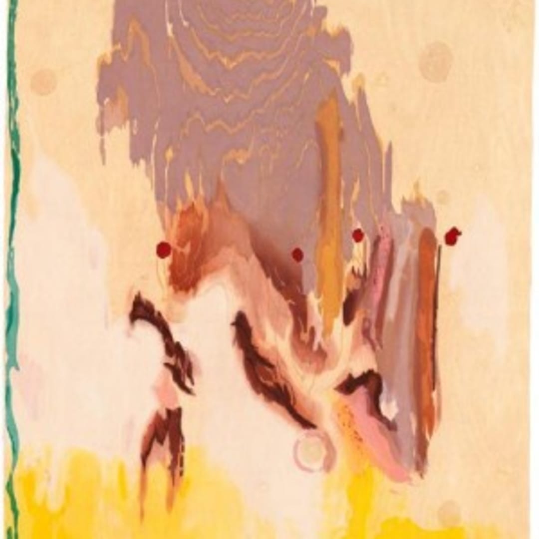 Helen Frankenthaler Geisha, 2003 23 color Ukiyo-e woodcut on Torinko paper 38h X 26w in. Edition of 50 (AP 12/14) For sale at VFA
