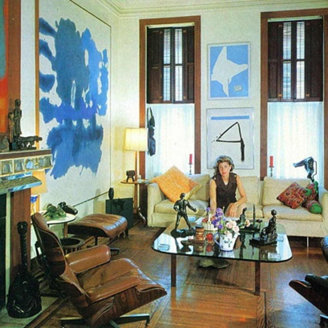 Helen Frankenthaler photographed by William Grigsby in her home, 1967