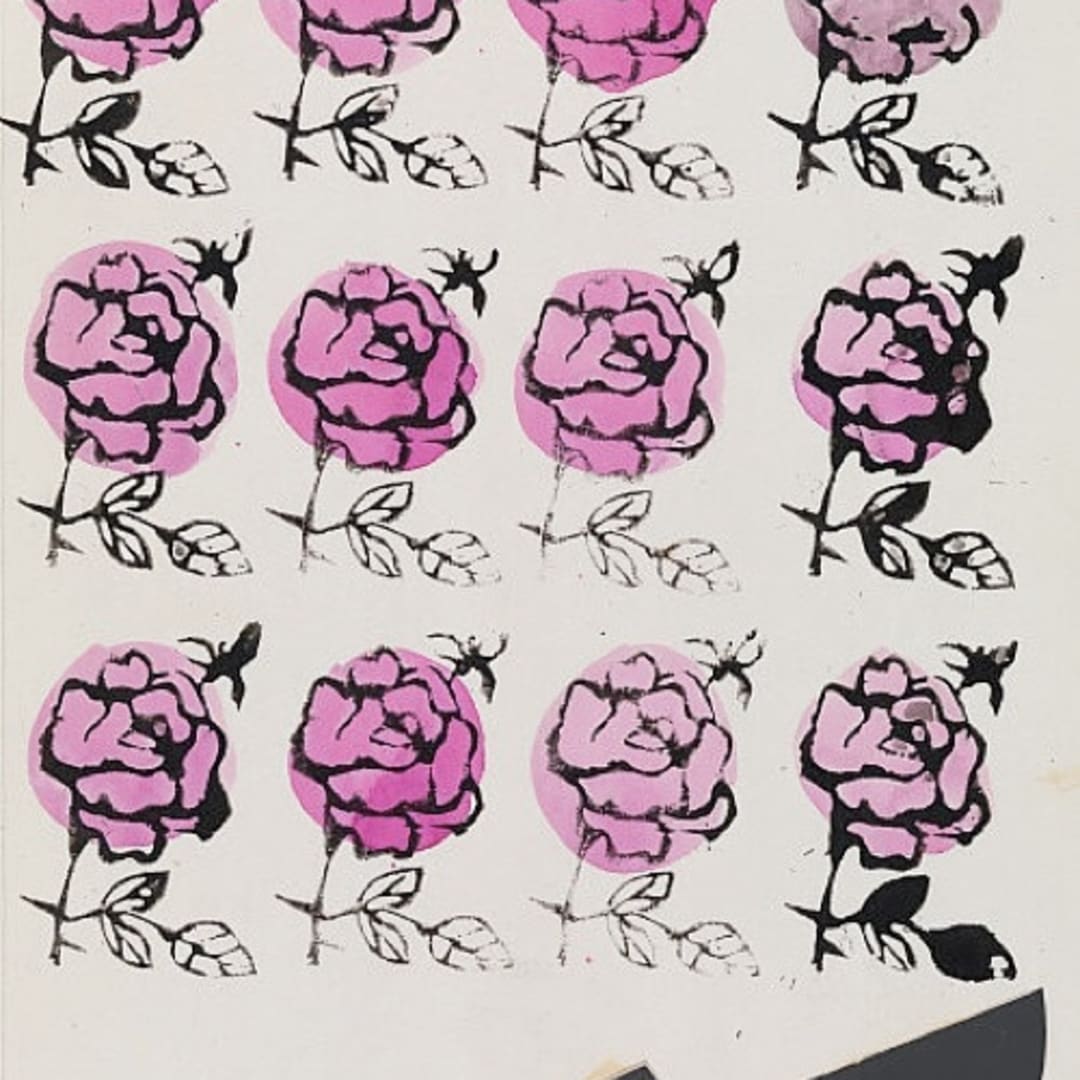 Andy Warhol Shoe And Roses, 1956 National Galleries Of Scotland