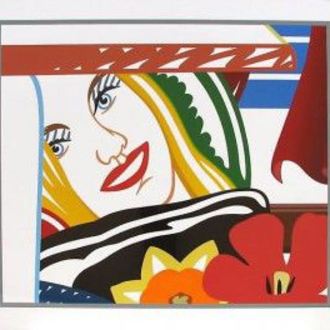 Available at VFA: Tom Wesselmann Bedroom Face #41, 1990 Screenprint, 58-1/2 X 68 in., Edition of 100