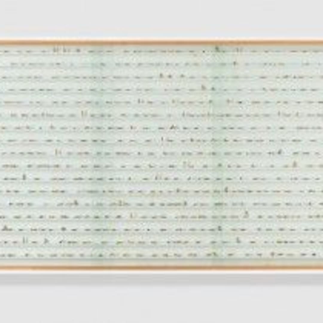Damien Hirst Dead Ends Died Out, Examined, 1993 Glass, painted MDF, ramin, steel, cigarettes and ash 60 x 96 x 4 in