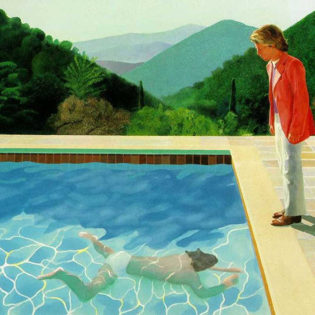 David Hockney Portrait of an Artist (Pool with Two Figures), 1972