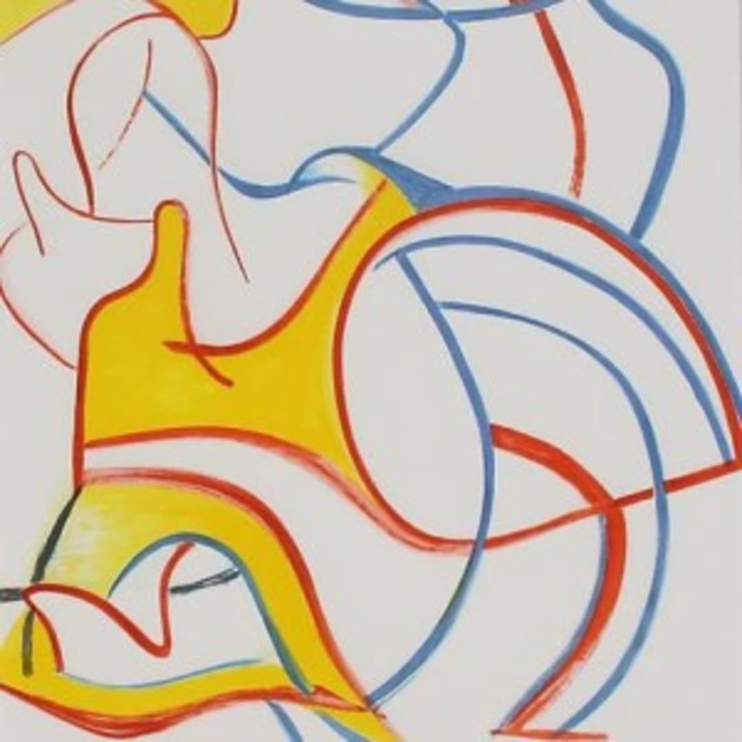 Willem de Kooning Untitled I from Quatre Lithographies Color Lithograph 28.25 X 24.75 in. Edition of 100