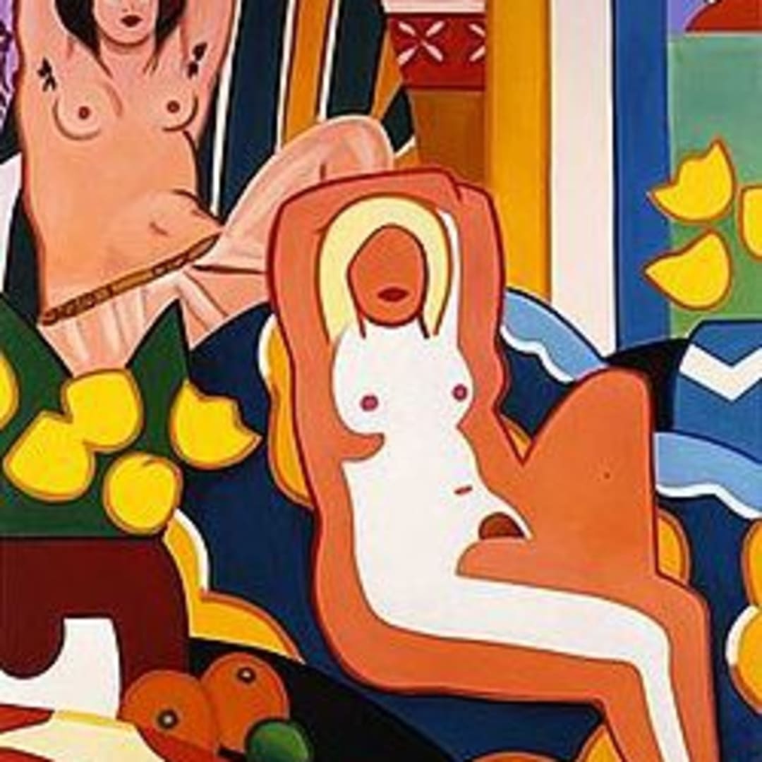 Tom Wesselmann Sunset Nude with Matisse Odalisque, 2003 Oil on canvas