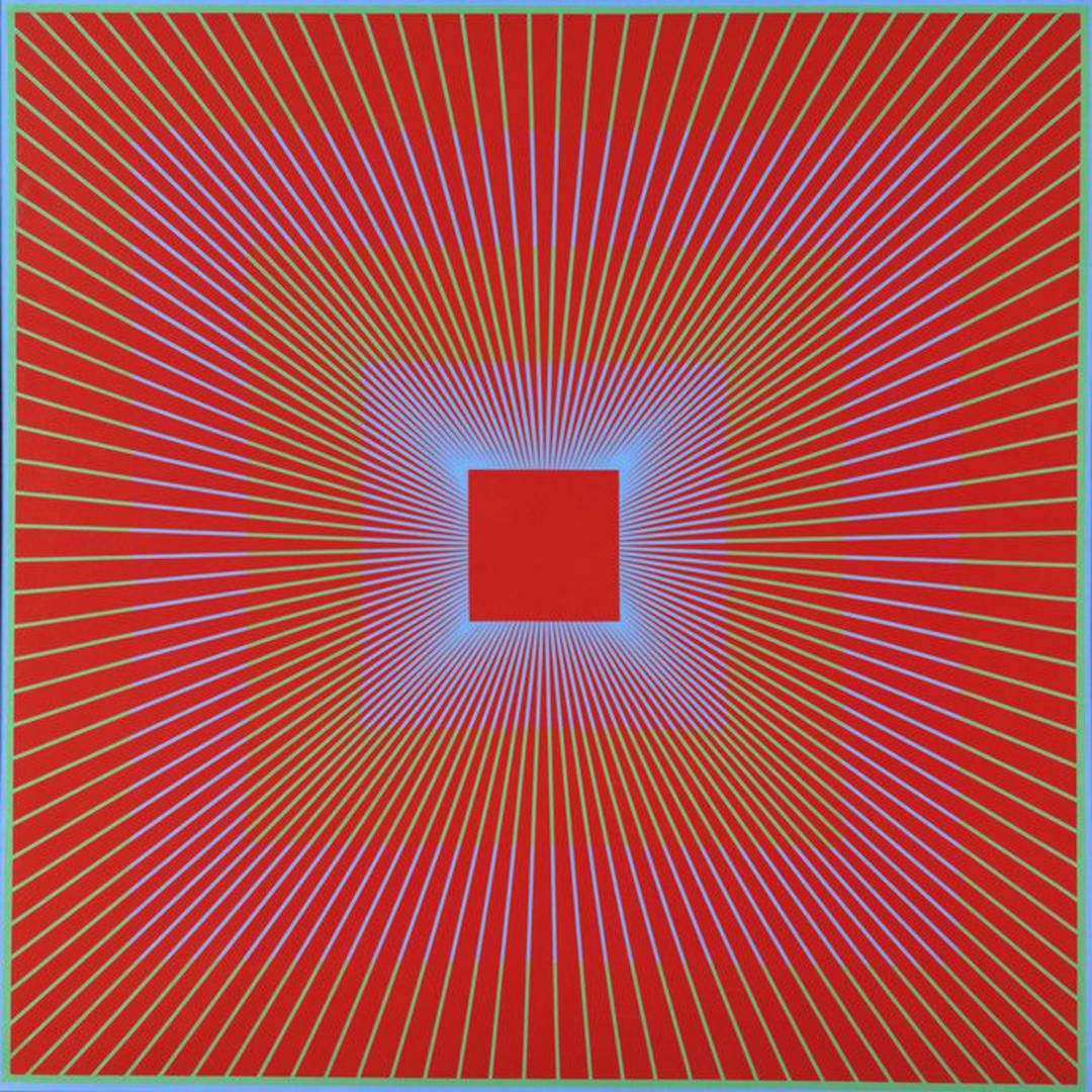Available at VFA: Richard Anuszkiewicz Primary Hue, 1964 Acrylic on canvas, 66 x 66 inches