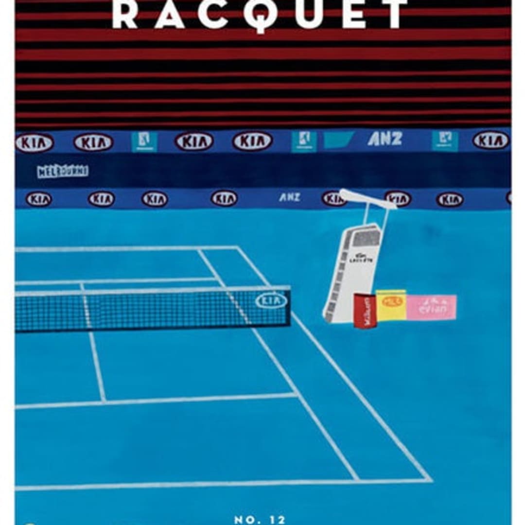 Jonas Wood Racquet Magazine cover, 2018