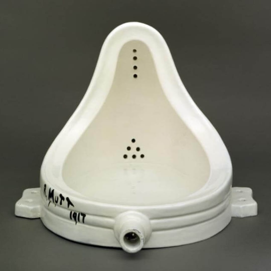 A replica of Duchamp’s Fountain is at the Tate, the original is lost. Fountain 1917, replica 1964 Marcel Duchamp 1887-1968 Purchased with assistance from the Friends of the Tate Gallery 1999