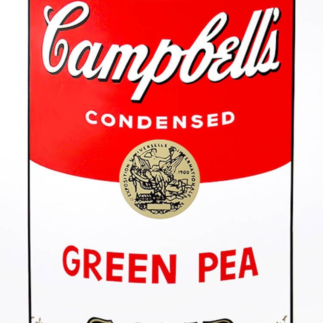 Andy Warhol Campbell’s Soup / Green Pea F&S ll.50, 1968 Screenprint 35h x 23w in 240/250