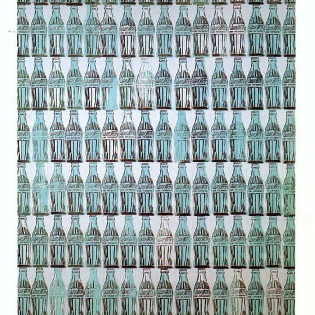 Green Coca Cola Bottles, 1962. Whitney Museum Collection.