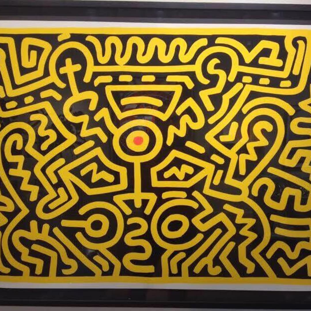 Keith Haring Growing #4, 1988 Screenprint 30 x 40 inches Edition of 100