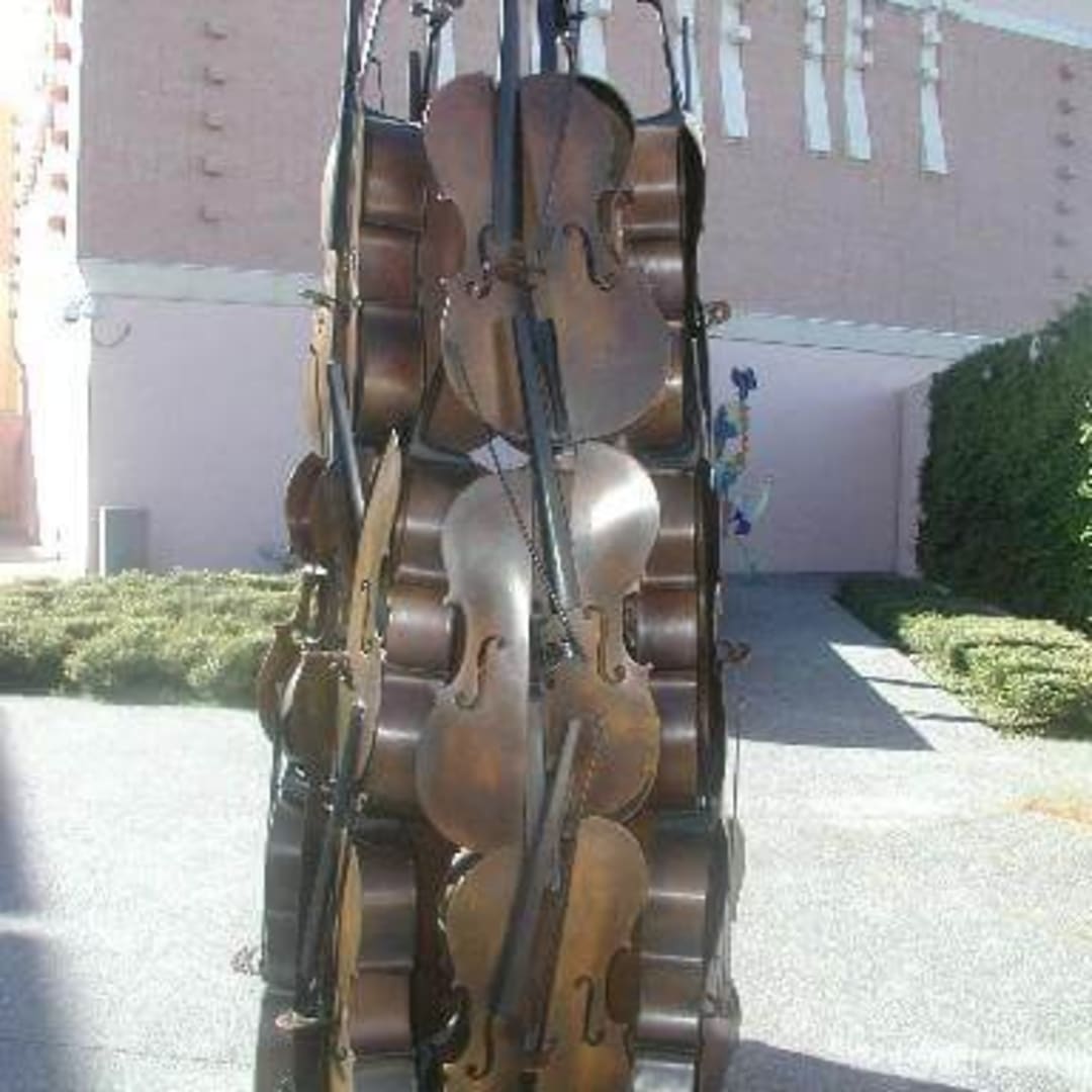 Arman Music Power II, 2002 Bronze Acquired in 2002 Gift of the artist On display in the Boca Raton Museum of Art Sculpture Garden.