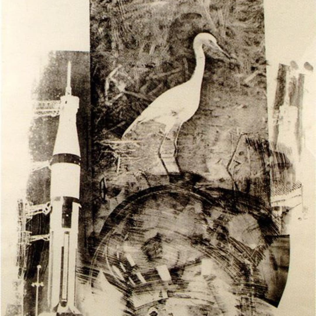 Robert Rauschenberg, Horn (Stoned Moon Series), 1969. Lithograph