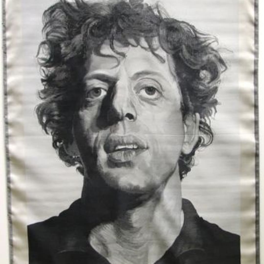 Chuck Close Phil, 1991, Silk Tapestry 51 X 39 in., Edition of 50