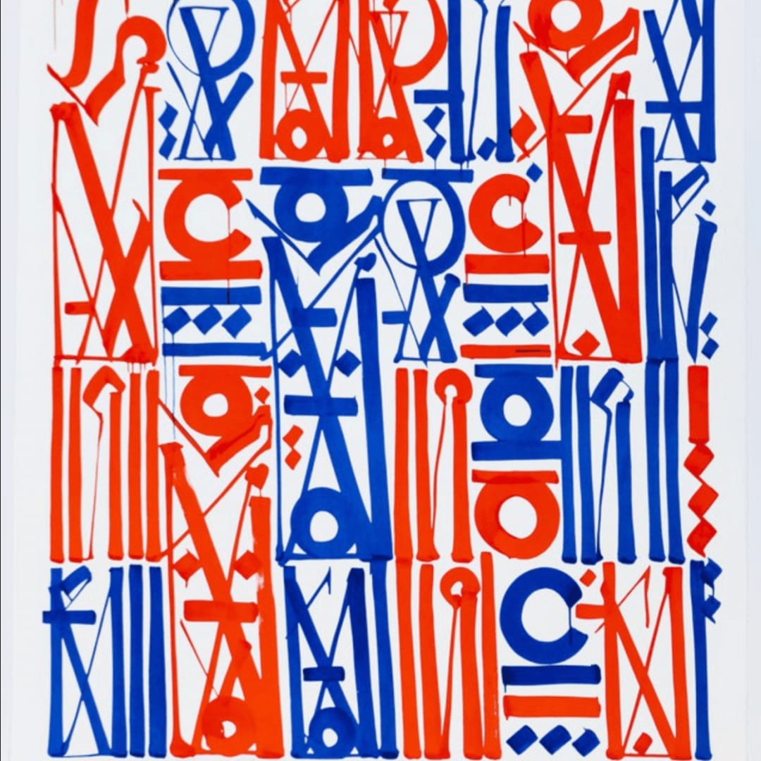 Retna Sacred Dance of Memories, 2017 Lithograph 32.2 x 27.7 inches Edition of 99 For sale at VFA