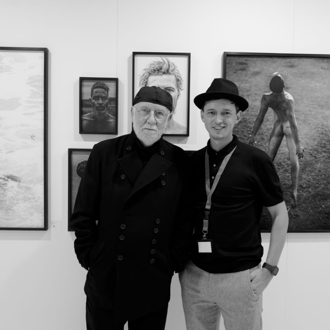 Scottish photographer Albert Watson and Dutch Photographer Ruben van Schalm