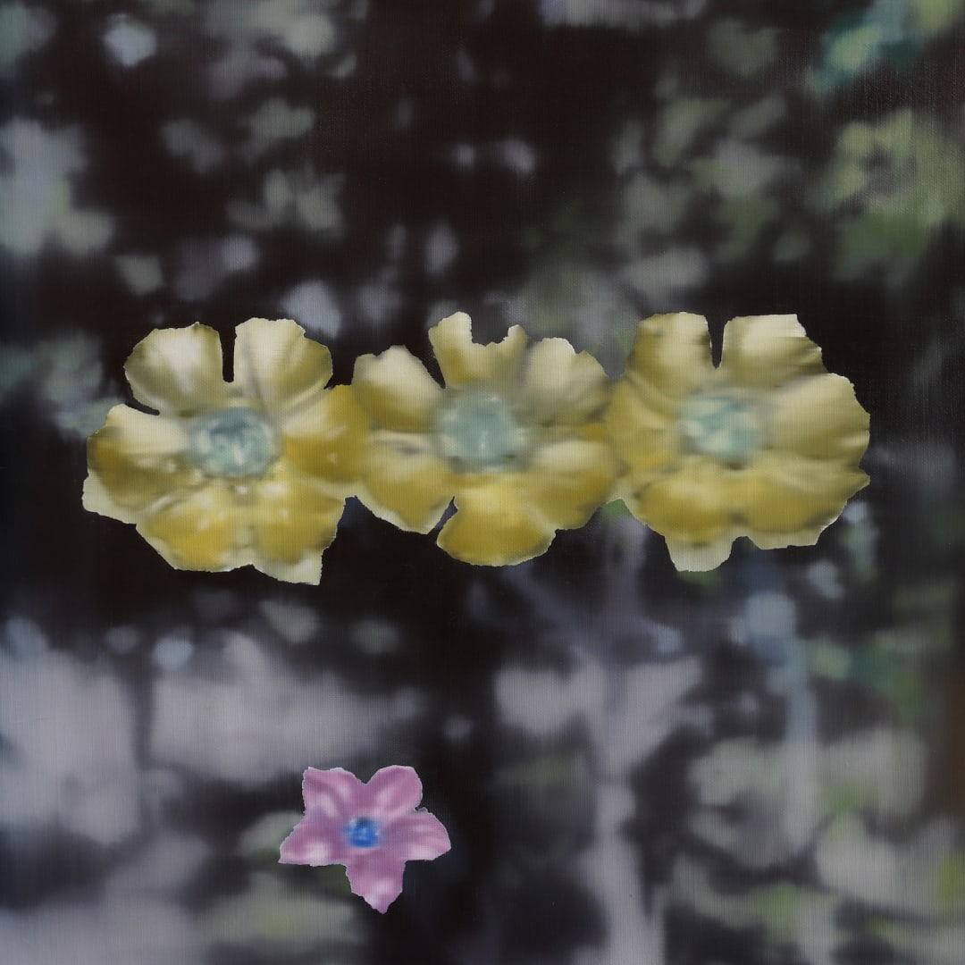 Martina Grlić Plastic flowers I, 2022 Oil on canvas 19 3/5 x 16 1/10 in | 50 x 41 cm (MG011)