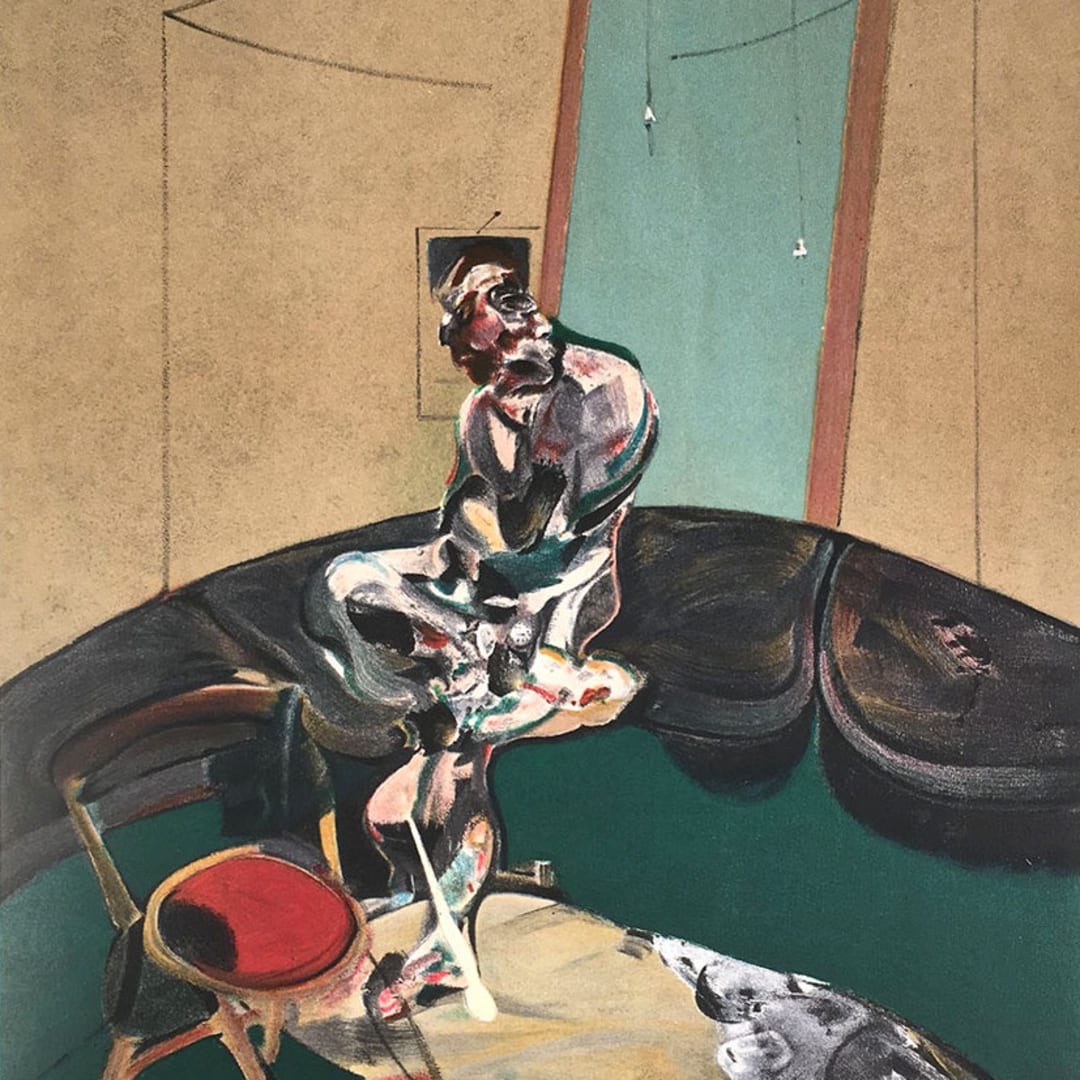 Francis Bacon, Portrait of George Dyer Sitting, 1966