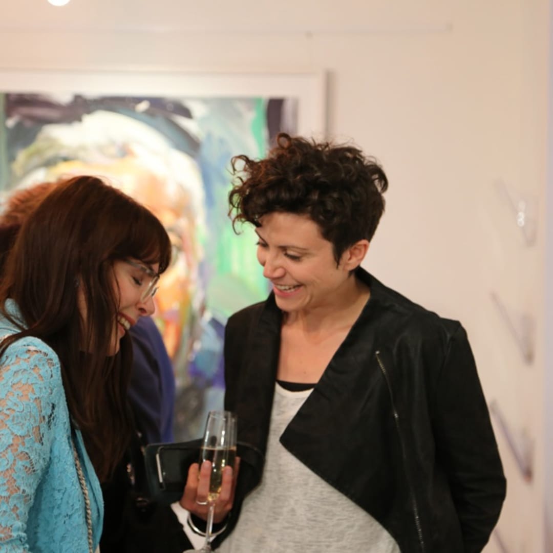 'Alzheimer in the Frame' private view at Gallery Elena Shchukina, Mayfair, London