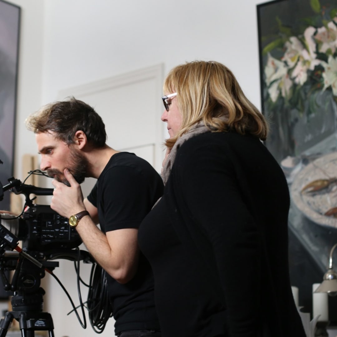 'No two journeys are ever the same' Kirsten Cavendish film, behind the scenes, Gerard Byrne Studio, Brighton