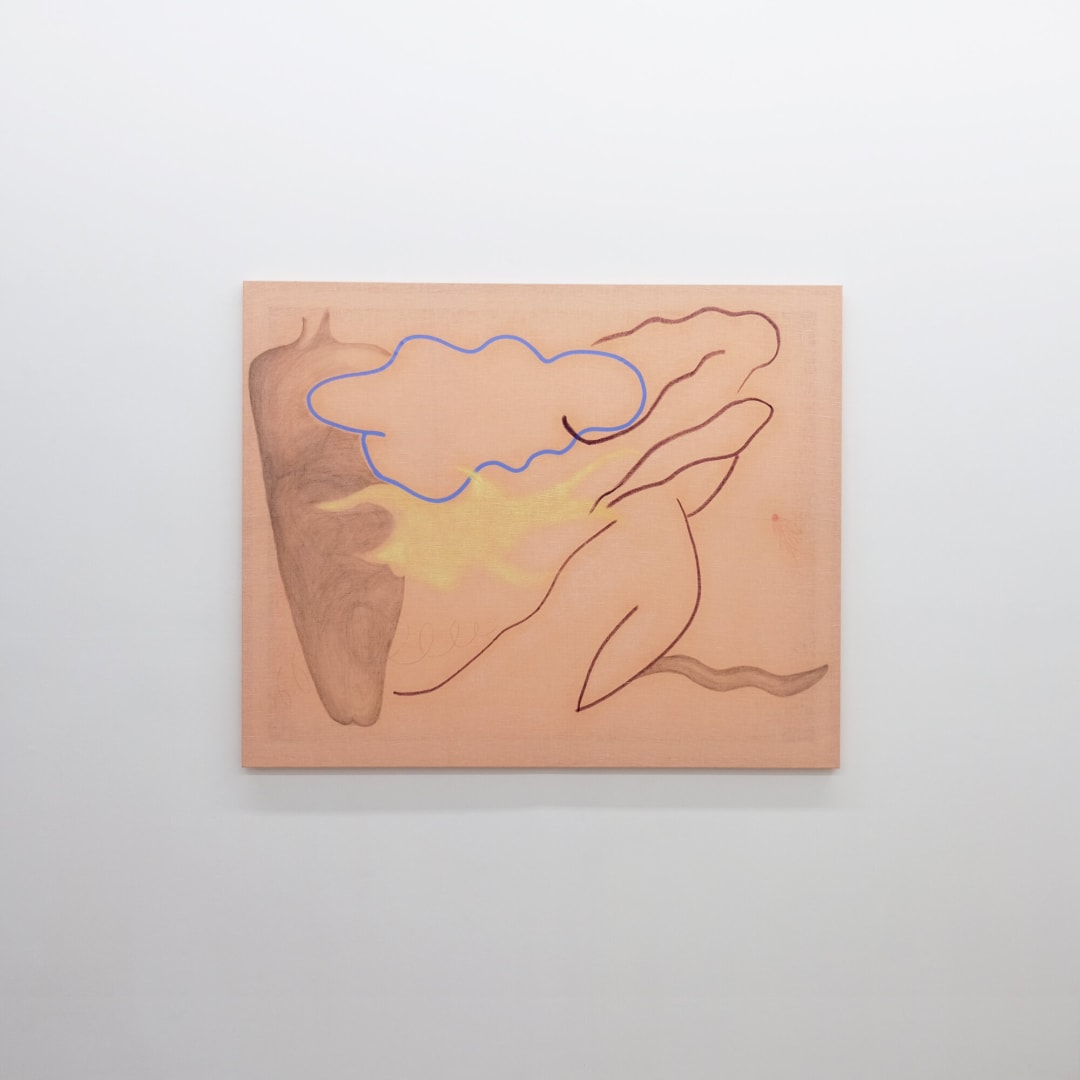 Merve Iseri, Chance Meeting Between a Cloud and a Rubber Stamp on a Cusp of Land, 2019