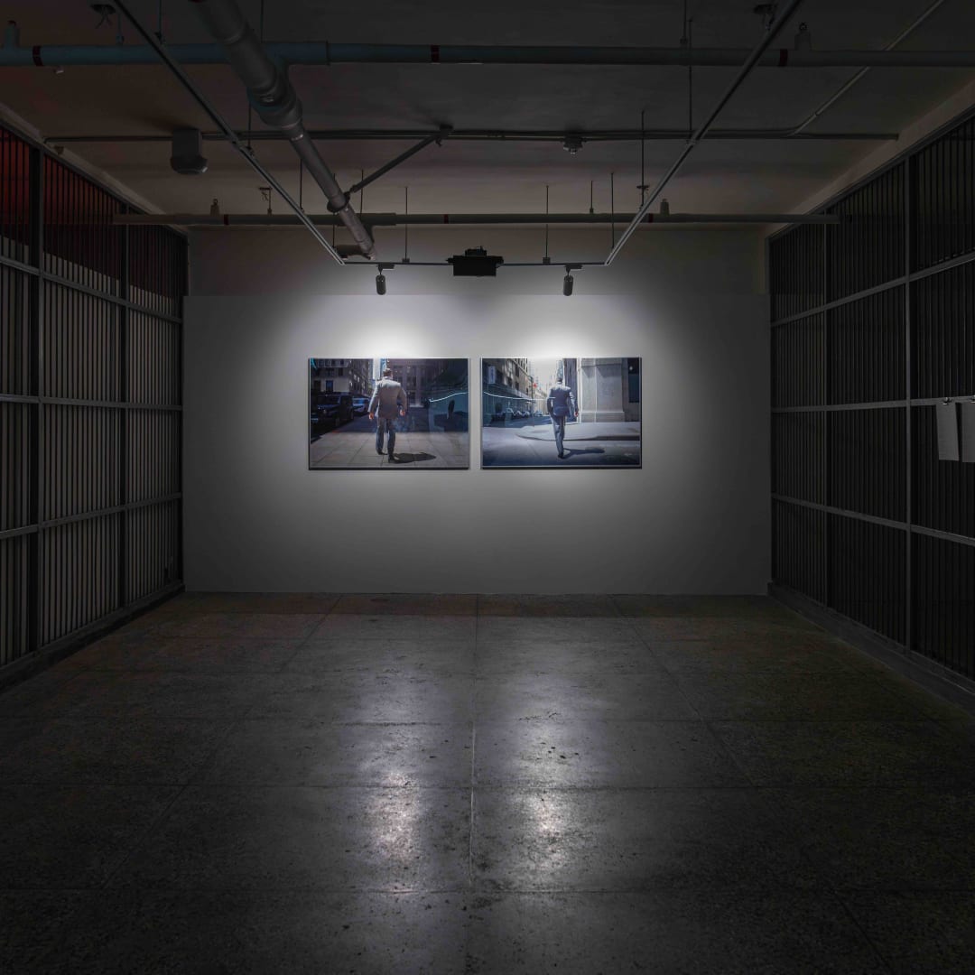 Installation view, Sophia Al Maria, Bull and Bear, 2023, Busan Biennale, Seeing in the Dark, 2024, ⓒBusan Biennale Organizing Committee