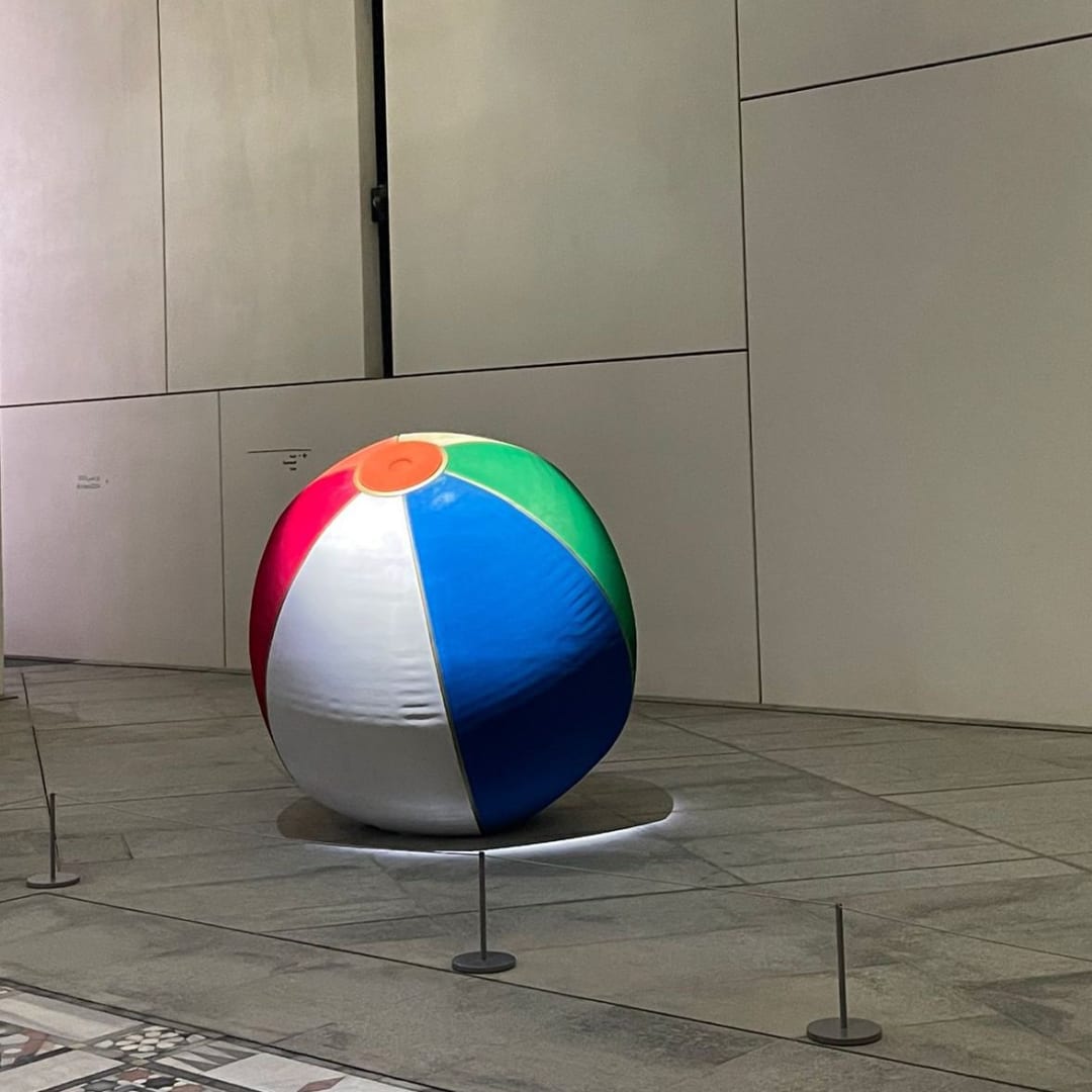 Lamya Gargash, Debutante Ball, 2024, 3D-printed sand sculpture, 2 meter diameter, Richard Mille Art Prize 2024